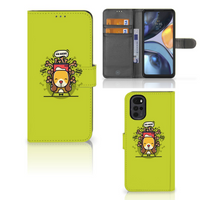 Motorola Moto G22 Leuk Hoesje Doggy Biscuit