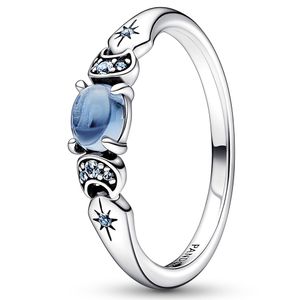 Pandora Disney 192344C01 Ring Aladdin Princess Jasmine zilver-kristal blauw