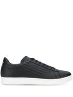 Ea7 Emporio Armani baskets à logo - Noir