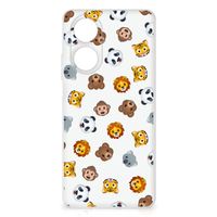 TPU bumper voor OPPO A58 4G Dieren Emojis