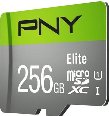 Elite - Flashgeheugenkaart - 256 GB - A1  Video Class V10  UHS Class 1  Class10 - microSDXC UHS-I