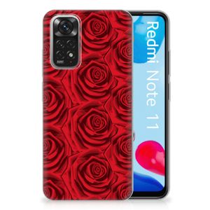 Xiaomi Redmi 10 | Redmi Note 11 4G TPU Case Red Roses