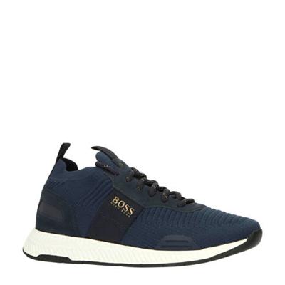 BOSS Titanium_Runn_knst sneakers donkerblauw BOSS Titanium_Runn_knst sneakers donkerblauw