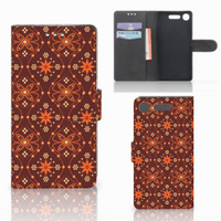 Sony Xperia XZ1 Telefoon Hoesje Batik Brown