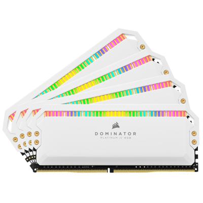 Dominator Platinum RGB White - Geheugen - DDR4 - 32 GB: 4 x 8 GB - 288-PIN - 4000 MHz - CL19