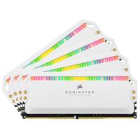 Dominator Platinum RGB White - Geheugen - DDR4 - 32 GB: 4 x 8 GB - 288-PIN - 4000 MHz - CL19