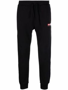 Diesel pantalon de jogging P-Tary-Div à logo brodé - Noir