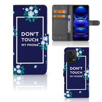 Xiaomi Redmi Note 12 5G | Poco X5 Portemonnee Hoesje Flowers Blue DTMP