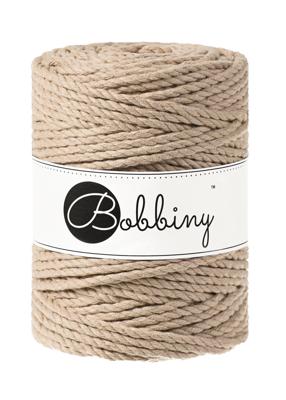 Bobbiny Macramé Triple Twist 5mm Sand