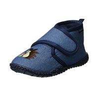 Playshoes pantoffels jeansblauw egel Maat - thumbnail