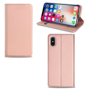 Apple iPhone X | Xs Hoesje Rose met Pashouder