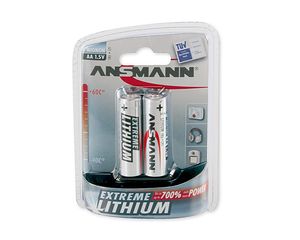 Ansmann Extreme AA batterij (penlite) Lithium 2850 mAh 1.5 V 2 stuk(s)