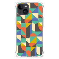 iPhone 15 Doorzichtige Silicone Hoesje Funky Retro - thumbnail