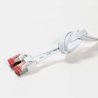 LogiLink CF2051S RJ45 Netwerkkabel, patchkabel CAT 6 U/FTP 2.00 m Wit Vergulde steekcontacten 1 stuk(s) - thumbnail