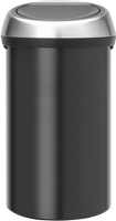 Brabantia Touch Bin 60 Liter Matt Black Fingerprint Proof - thumbnail