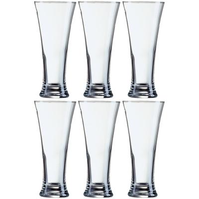 6x Pilsener bierglas/bierglazen 330 ml - Bierglazen