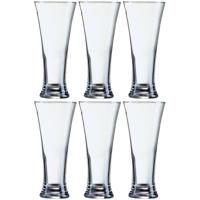 6x Pilsener bierglas/bierglazen 330 ml - Bierglazen