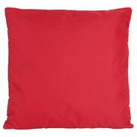 Buiten of tuin sier kussens - rood - 60 x 60 cm - binnen/buiten - tuinbank - thumbnail