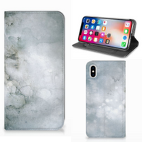 Bookcase Apple iPhone Xs Max Painting Grey - thumbnail