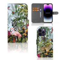 Telefoonhoesje met Pasjes voor iPhone 15 Pro Max Jungle - thumbnail