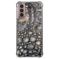 Samsung Galaxy S21 Plus Case Anti-shock Krokodillenprint