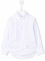 Thom Browne Kids chemise à plastron plissé - Blanc - thumbnail