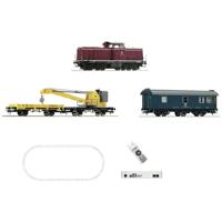 Roco 5110004 H0 z21 startset diesellocomotief BR 211 met kraantrein van de DB