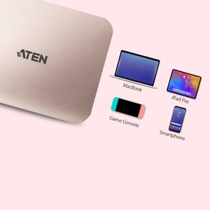 ATEN UH3235 USB-C 4K Ultra Mini Dock met Power Passthrough