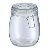 Zeller Weckpot/inmaakpot Alfie - 750 ml - glas - beugelsluiting - D11 x H14 cm   -