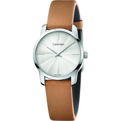 Calvin Klein City Horloge K2G231G6 - Bruin
