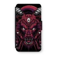 Hell Hound and Serpents: iPhone XS Flip Hoesje - thumbnail