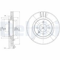 Remschijf BG2712 - thumbnail