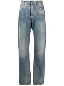 Maison Margiela distressed straight-leg jeans - Bleu