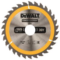 DeWalt Accessoires Cirkelzaagblad 165x30x30t, positief 10°, kerf 2,5mm - DT1937-QZ - thumbnail