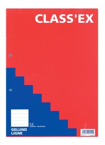 Class&apos;ex cursusblok, gelijnd, blok van 100 vel