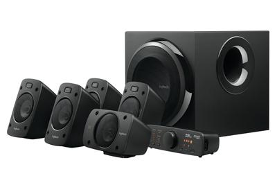 Logitech Z906 5.1 PC-luidsprekers Kabelgebonden 500 W Zwart