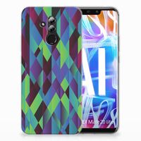 Huawei Mate 20 Lite TPU Hoesje Abstract Green Blue