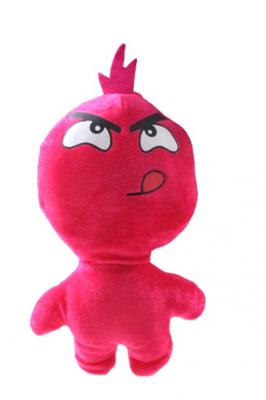 LG Imports knuffel emotiefiguur junior 22 cm pluche rood LG Imports knuffel emotiefiguur junior 22 cm pluche rood