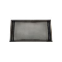 BWS Inbouwnis | 30x60x10cm | RVS Black Chrome