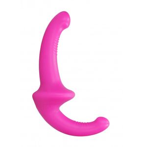 Silicone Strapless Strapon - Pink