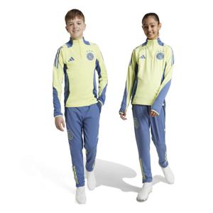 adidas Ajax Trainingspak 1/4-Zip 2024-2025 Kids Geel Blauw