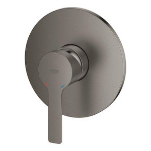 Grohe Lineare New Inbouwthermostaat - 1 knop - brushed hard graphite 24063AL1