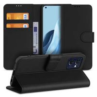 Book Case Telefoonhoesje voor de OPPO Reno 7 5G | Find X5 Lite Zwart met Pasjeshouder