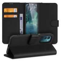 Nokia G21 | G11 Boekhoesje Zwart met Stand Case