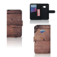 Samsung Galaxy Xcover 4 | Xcover 4s Book Style Case Old Wood - thumbnail