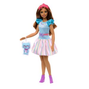 Mattel Mijn Eerste Brunette met Kitten