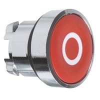 Schneider Electric ZB4BA432 electrical switch accessory - Schneider Electric ZB4BA432, Red, Harmony XB4, IP69K, 29 mm, 28 mm, 29 mm