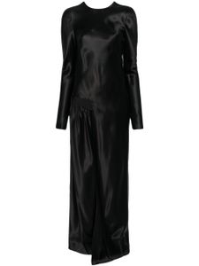 Christopher Esber robe longue Palladium - Noir