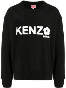 Kenzo logo-print crew-neck sweatshirt - Noir