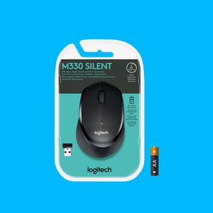 Logitech M330 SILENT PLUS muis 1000 dpi